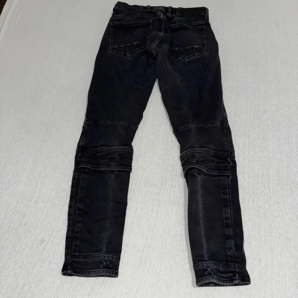G-STAR RAW Men's Airblaze 3D Skinny Black Jeans 30X30 Fits 29x29.5 Stretch EUC